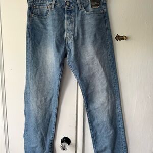 Levi's Light Blue Straight Jeans